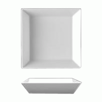 Тарелка глубокая квадратная ''Classic'', 850 мл, L 21,5 см, W 21,5 см, фарфор, Lubiana
