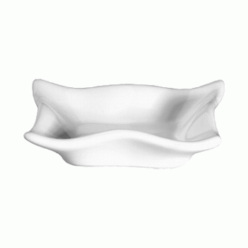 Соусник ''Kyoto-white'', H 3 см, L 9 см, W 6,5 см, фарфор, KYOTO