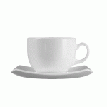 Набор чайных пар «Quadrato» 6 шт, 160 мл, H 7,5 см, L 13,5 см, W 37 см, Arcoroc