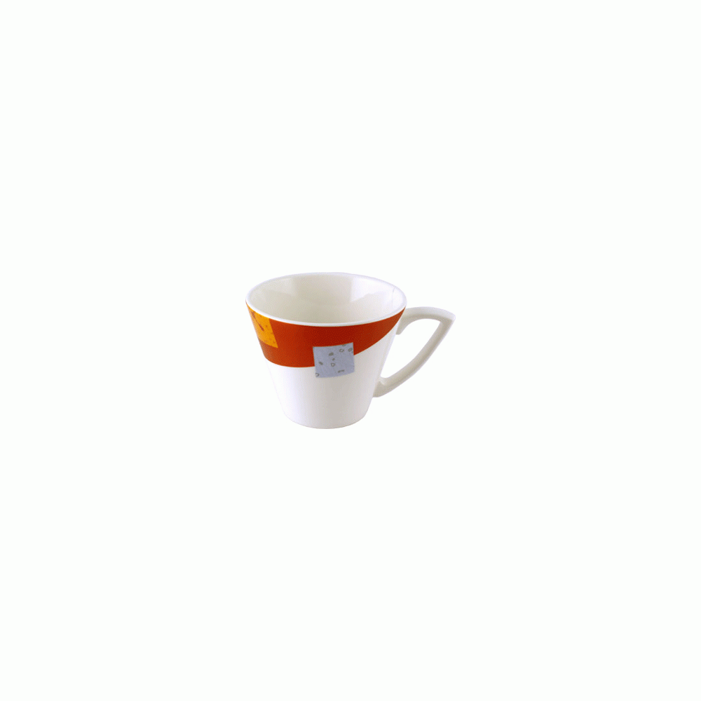 Чашка чайная ''Zen-Sheer'', 225 мл, D 8 см, H 6,5 см, L 12 см, фарфор, Steelite