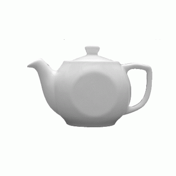 Чайник ''Ameryka'', 400 мл, D 10 см, H 8 см, L 18 см, фарфор, Lubiana