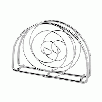 Салфетница ''Speral'', H 9 см, L 13 см, W 5,5 см, сталь, CHINA