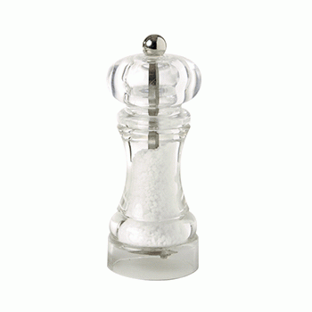 Мельница для соли, H 14 см, акрил, сталь, серия Transparent, Marlux
