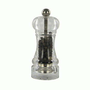 Мельница для перца, H 11 см, акрил, серия Transparent, Marlux