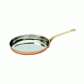 Сковорода овальная 30*20 см, L 30 см, W 20 см, медь, сталь нержавеющая, Werner A.Schulz