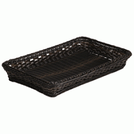 Корзина плетеная , H 6,5 см, L 53 см, W 32,5 см, полиротанг, APS