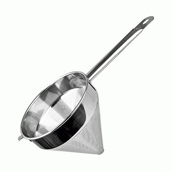 Сито-конус, D 18 см, H 18,3 см, L 40 см,  сталь нержавеющая,