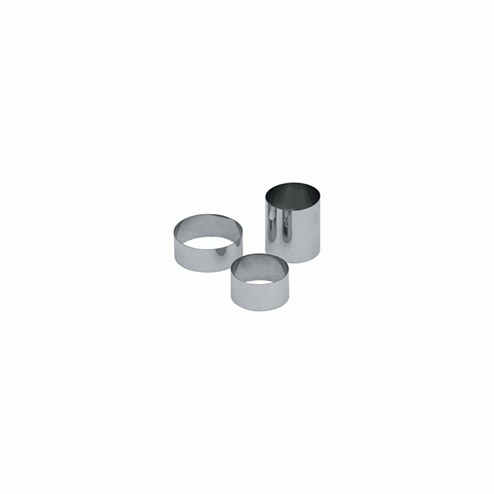 Кольцо кондитерское, D 7,3 см, H 4 см, сталь, Werner A.Schulz