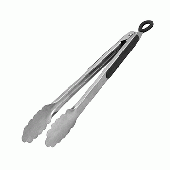 Щипцы для барбекю, L 30 см,  сталь нержавеющая, силикон, ILSA