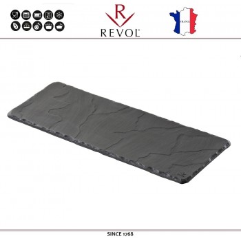 Блюдо BASALT для подачи прямоугольное, 30 x 11 см, REVOL