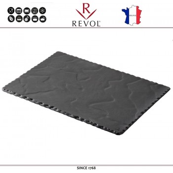 Блюдо BASALT для подачи прямоугольное, 30 x 20 см, REVOL