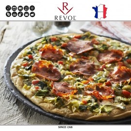 Блюдо BASALT для выпекания и подачи пиццы, D 32 см, керамика, REVOL