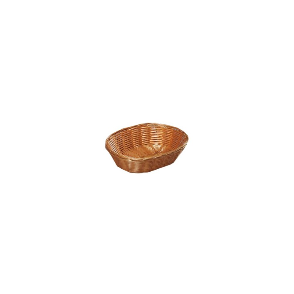 Корзина плетеная для хлеба овальная , H 5 см, L 21 см, W 17 см, полиротанг, Anton Kesper