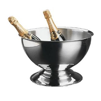 Емкость для охлаждения бутылок, 13 л, D 41 см, H 23 см, сталь нержавеющая, APS