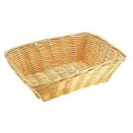 Корзина для хлеба, H 7 см, L 30 см, W 22 см, полиротанг, APS