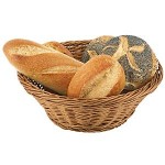 Корзина для хлеба, D 25,5/16 см, H 8,5 см,  ротанг, APS