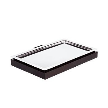 Поднос на подставке с охлаждающим элементом «Frames», H 7,8 см, L 53 см, W 32 см,  дерево, сталь нержавеющая, APS