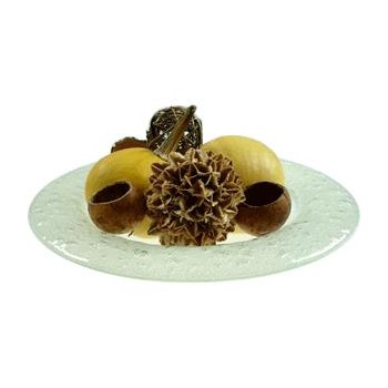 Тарелка ''Bubble'', D 26 см, стекло, BDK-GLASS