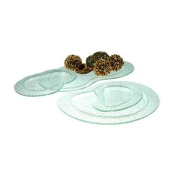 Тарелка ''Ameba'', H 1,5 см, L 28 см, W 26 см, стекло, BDK-GLASS