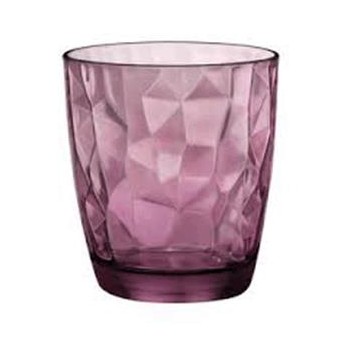 Низкий стакан, 305 мл, D 8,5 см, H 9,3 см, стекло, цвет лиловый, Diamond, Bormioli Rocco - Fidenza