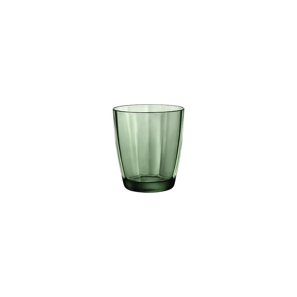 Низкий стакан, 390 мл, D 9 см, H 10,3 см, стекло, цвет зеленый, Pulsar, Bormioli Rocco