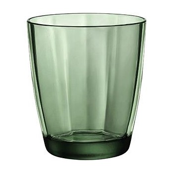 Низкий стакан, 390 мл, D 9 см, H 10,3 см, стекло, цвет зеленый, Pulsar, Bormioli Rocco
