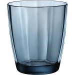 Низкий стакан, 390 мл, D 9 см, H 10,3 см, стекло, цвет синий, Pulsar, Bormioli Rocco