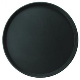 Поднос, D 40,5 см, H 2 см, прорезиненный, Cambro