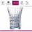Высокий стакан Lady Diamond, 280 мл, Cristal D'arques