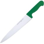 Нож поварской зеленая ручка«Clasico Color», L 25,5 см, W 4 см,  сталь нержавеющая, Felix