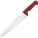 Нож поварской красная ручка«Clasico Color», L 41 см, W 4,5 см,  сталь нержавеющая, Felix