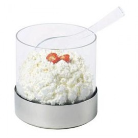 Емкость с охлаждающим элементом , 2,5 л, D 18 см, H 17,5 см, сталь нержавеющая, акрил, Frilich