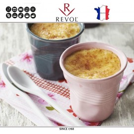 Froisses "Мятый керамический стаканчик" для кофе эспрессо, 80 мл, розовый, REVOL
