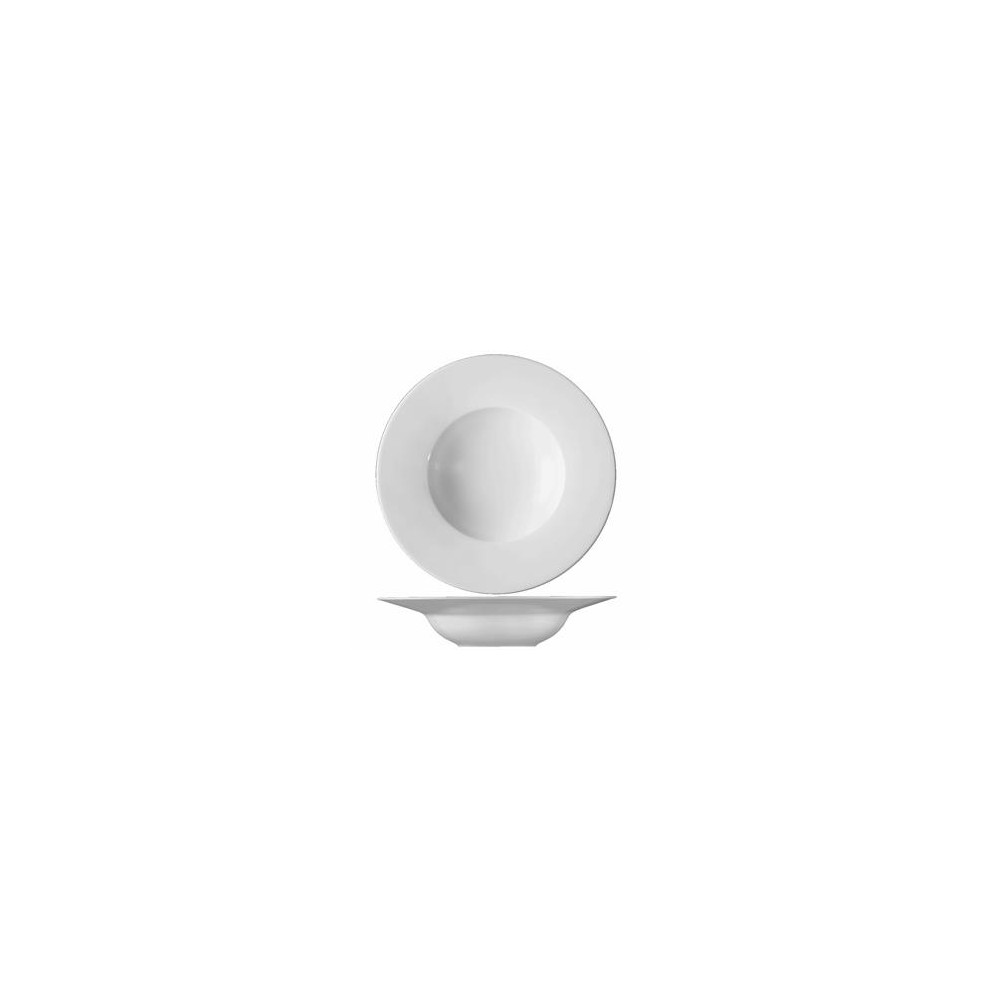 Тарелка для пасты «С-Класс»; фарфор; 0, 55л; D=290/165, H=63мм; белый