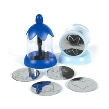 Набор дисков для декорирования капуччино 4 шт., D 6,5 см, сталь нержавеющая, ILSA