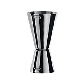 Джиггер 20/40мл с делениями, 20 мл, D 4,5/3,5 см, H 8 см, сталь нержавеющая, ILSA