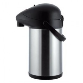 Термос с помпой, 3,5 л, H 37,5 см, L 23 см, сталь, ILSA