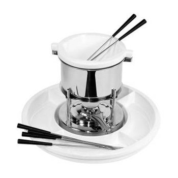 Набор фондю для шоколада, 600 мл, D 15 (32) см, H 22 см,  керамика, нержавеющая сталь, ILSA
