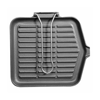 Сковорода-гриль квадратная, H 1 см, L 26 см, W 24 см,  чугун, тефлон, ILSA