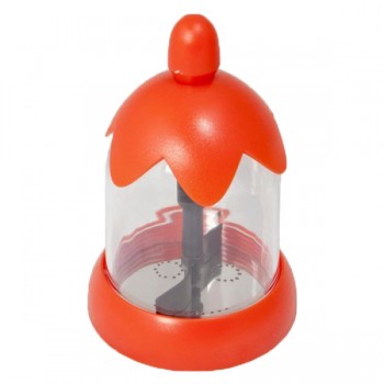 Декоратор для капучино, 4 насадки, 300 мл, красный, ILSA