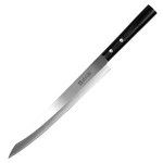 Нож янагиба для суши, сашими ''Masahiro'', L 41 см, W 3,5 см, сталь, дерево, Kasum