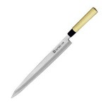Нож янагиба для суши, сашими ''Masahiro'', L 41 см, W 3 см, сталь, дерево, Kasum