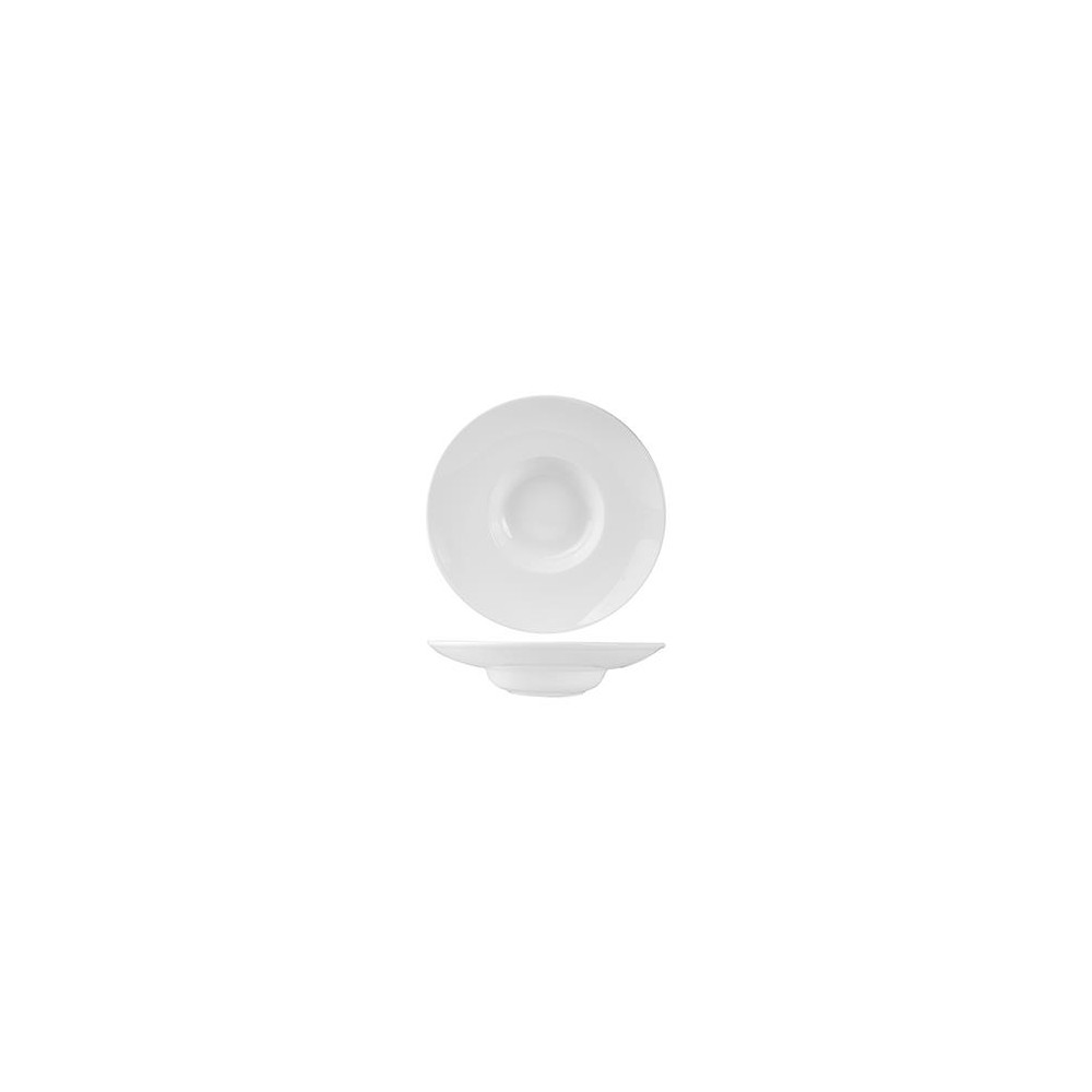 Тарелка глубокая «Кунстверк»; фарфор; 80мл; D=160/65, H=35мм; белый