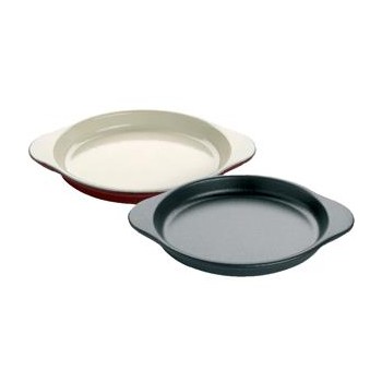 Блюдо для запекания, 300 мл, D 16 см, L 20,5 см, чугун, эмаль, черный, MATFER