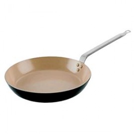 Сковорода, D 24 см, H 6 см, L 45 см,  алюминий, керамика, MATFER