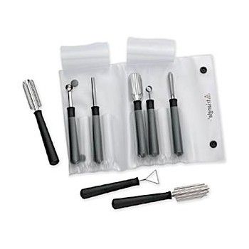 Набор для декоративной нарезки овощей, 8 шт, H 17,5 см, L 19 см, W 24,5 см,  сталь нержавеющая, MATFER