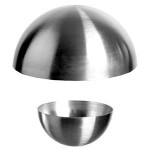 Форма кондитерская полусфера, D 6 см, H 3,2 см,  сталь нержавеющая, MATFER