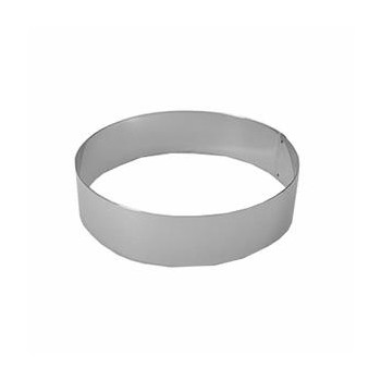 Кольцо кондитерское, D 20 см, H 6 см, сталь нержавеющая, MATFER