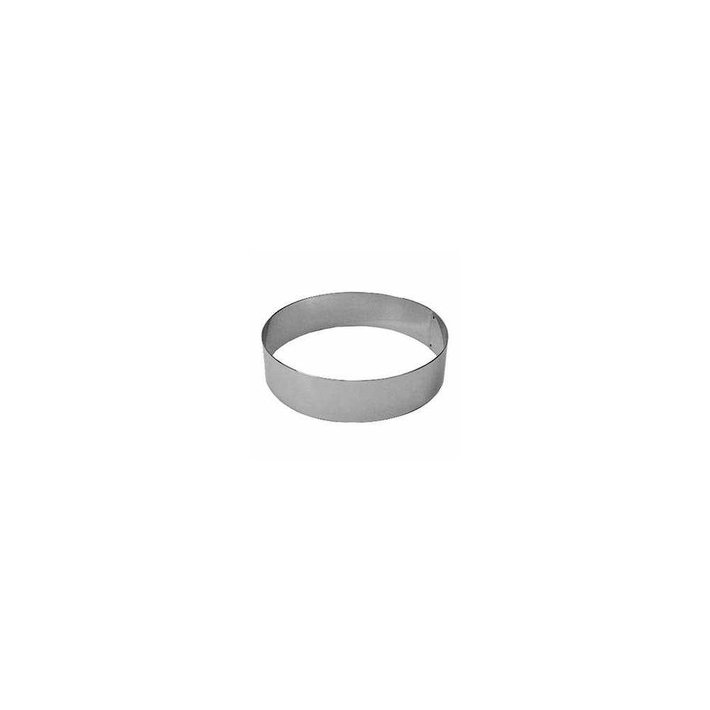 Кольцо кондитерское, D 24 см, H 6 см,  сталь нержавеющая, MATFER