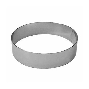 Кольцо кондитерское, D 24 см, H 6 см,  сталь нержавеющая, MATFER